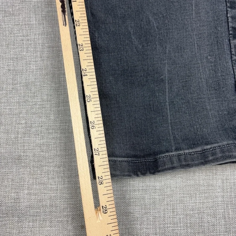 Robert Graham Classic Yates Jeans Mens 31x28 Gray Charcoal Wash Straight Denim